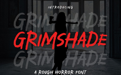 Grimshade - Carattere horror grezzo