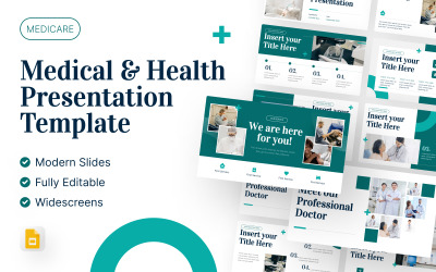 Medicare - Modèle de diapositives Google sur la médecine et la santé