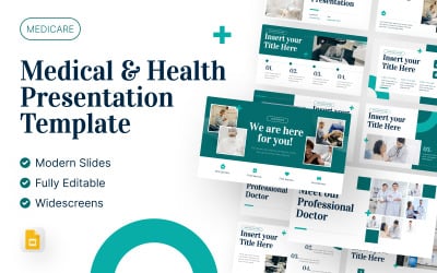 Medicare — szablon prezentacji Google dotyczący medycyny i zdrowia