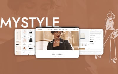 MyStyle — тема WooCommerce Elementor для одежды и моды