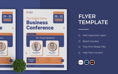 Online Business Flyer Template