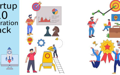 Startup Illustration vector pack
