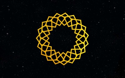Creative Golden Vintage Flower Logo Design 4