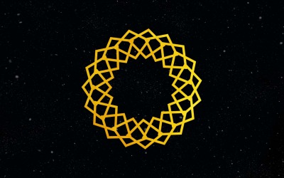 Design creativo del logo del fiore vintage dorato 4