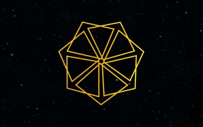 Projekt logo kreatywnego złotego kwiatu w stylu vintage 7