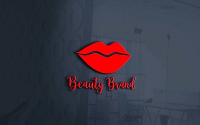 Новый дизайн логотипа бренда косметики Red Lips