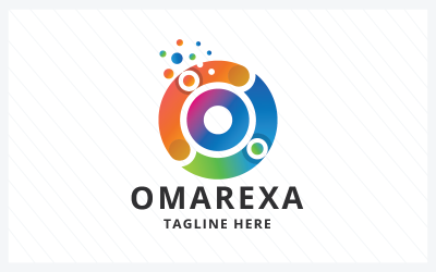 Omarexa Letter O Pro-logo sjabloon
