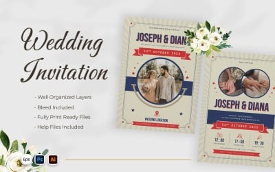 Classic Wedding Invitation Template