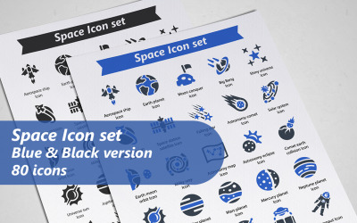 Leerzeichen-Icon-Set-Vorlage