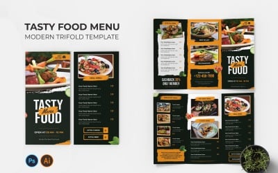 Tasty Food Trifold Brochure