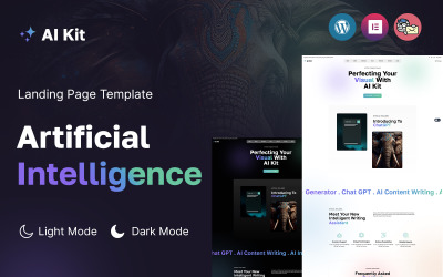 AI Kit – Mesterséges intelligencia WordPress nyitóoldal