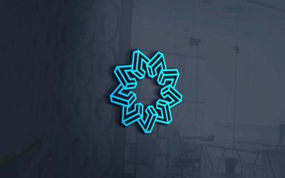Creatief merklogo-ontwerp voor uw bedrijf 123