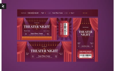 Creative Theater Ticket Template