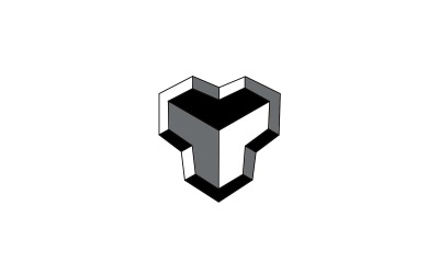 Design creativo del logo del marchio 3D per il tuo business