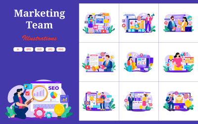 M561_ Illustrazione dei team di marketing_Parte 02