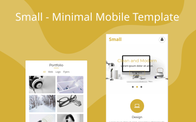 Klein - minimaal mobiel sjabloon
