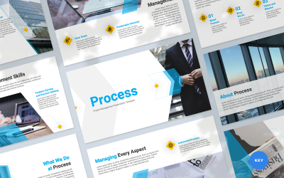 Proceso - Plantilla de Keynote de presentación de gestión de proyectos