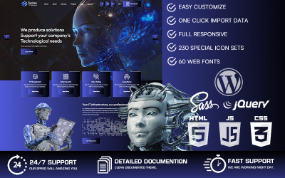 Techze - IT Solutions & AI WordPress Theme