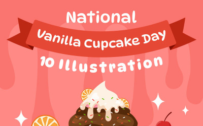 10 Иллюстрация к Национальному дню ванильного кекса