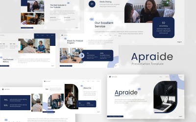 Apraide — Podcast Google Slides Template