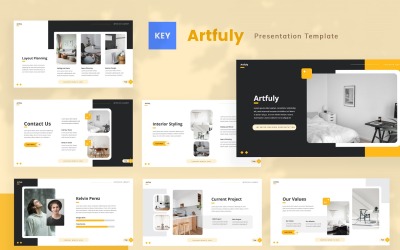 Arfuly — Belsőépítészeti Keynote sablon