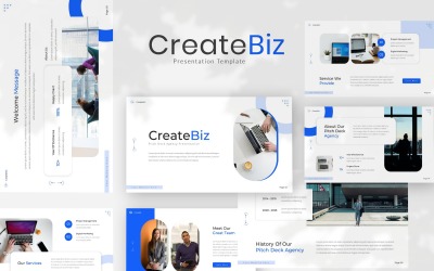 Createbiz — Pitch Deck Agency Keynote Template