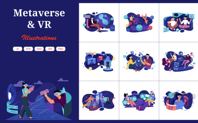 M650_ Metaverse Ilustrace Pack