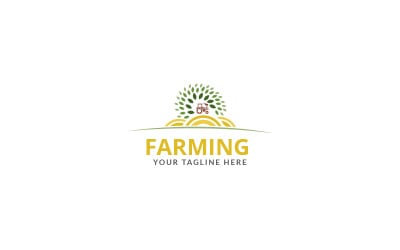 Modèle de conception de logo AGRICOLE