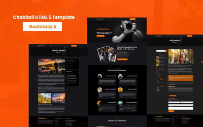 Chobituli – šablona fotografie HTML5