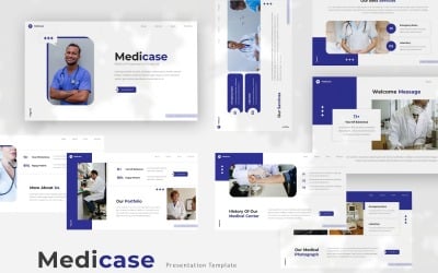 Medicase — Tıbbi Google Slaytlar Şablonu