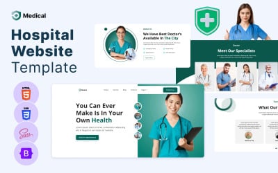 Medico: modello HTML sanitario e medico
