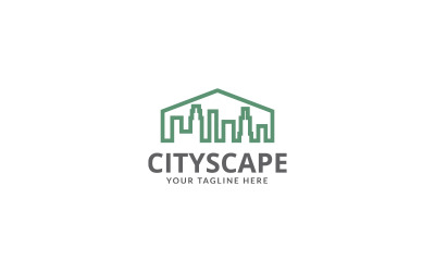 Modèle de conception de logo CITYSCAPE ver 3