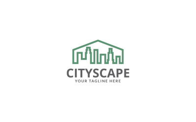 Modelo de design de logotipo CITYSCAPE versão 3