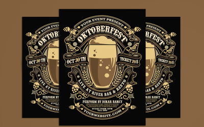 Oktoberfest napi rendezvény szórólap