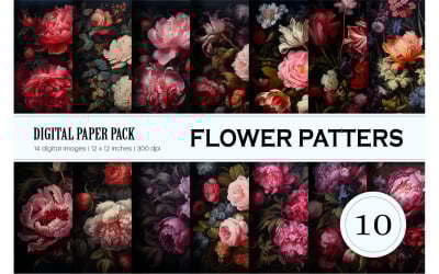 Patrones florales 10. Renacimiento.