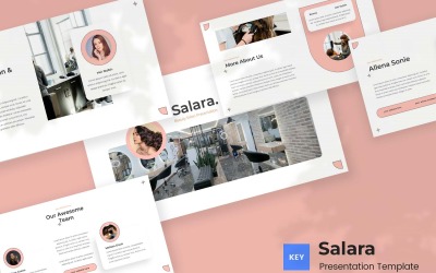 Salara – шаблон доповіді салону краси