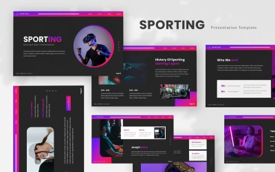 Sporting – Esport-Keynote-Vorlage