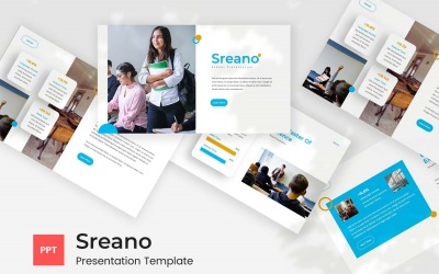 Sreano — Modèle Powerpoint pour l&amp;#39;école