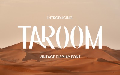 Taroom: carattere di visualizzazione vintage