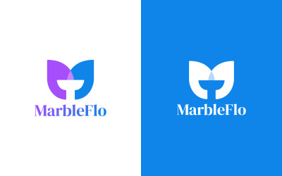 Conception de la présentation du logo M de marque