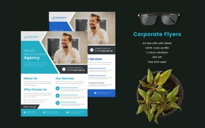 Flyer Poster Template for corporate business healthcare Service