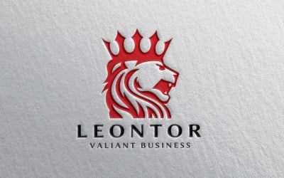 Leeuw dapper bedrijfslogo