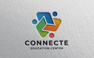 连接教育中心专业品牌徽标