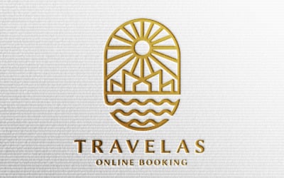 Logotipo de reserva on-line da Travelas