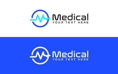Presentación del logotipo médico de marca