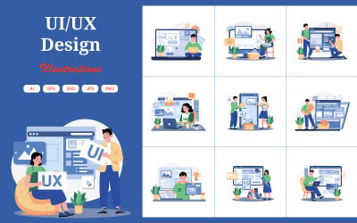 M653_ UI/UX Design Illustration Pack