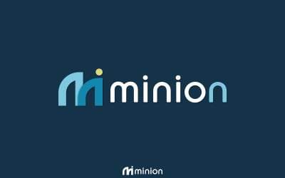 商业公司的品牌 Mi 徽标演示