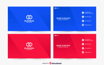 Branding Vector Business Card Template