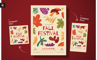 Dépliant créatif du festival d’automne