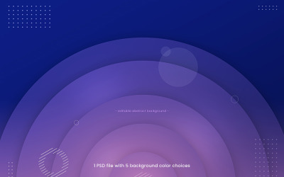 Gradiente Roxo - com 1 PSD e 5 fundos coloridos